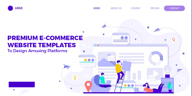 8 Premium E-Commerce Website Templates to Design Amusing Platforms