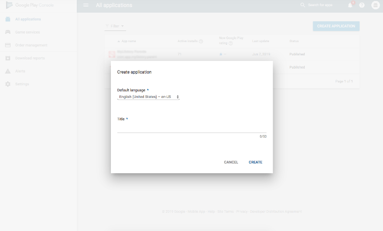 Create your App