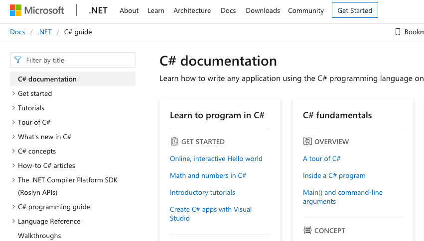 C#