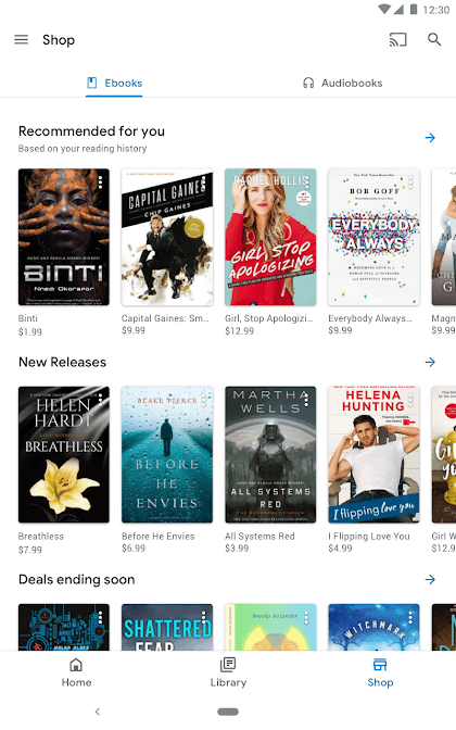 reading books apps