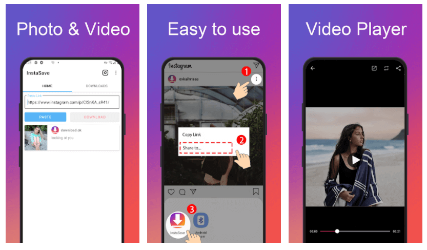Instagram Photo and Video Downloader Apps - For Android