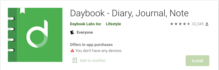 Daybook