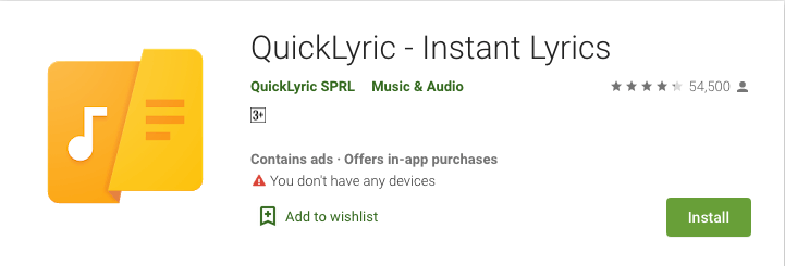 QuickLyric