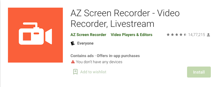 AZ Screen Recorder