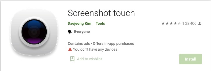 Screenshot Touch