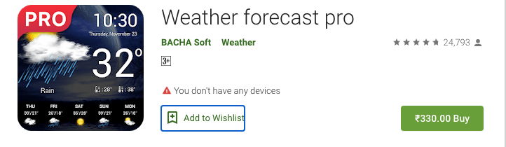 Weather Forecast Pro