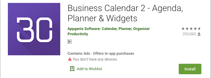 Business Calendar