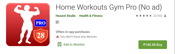 Home Workout Gym Pro 