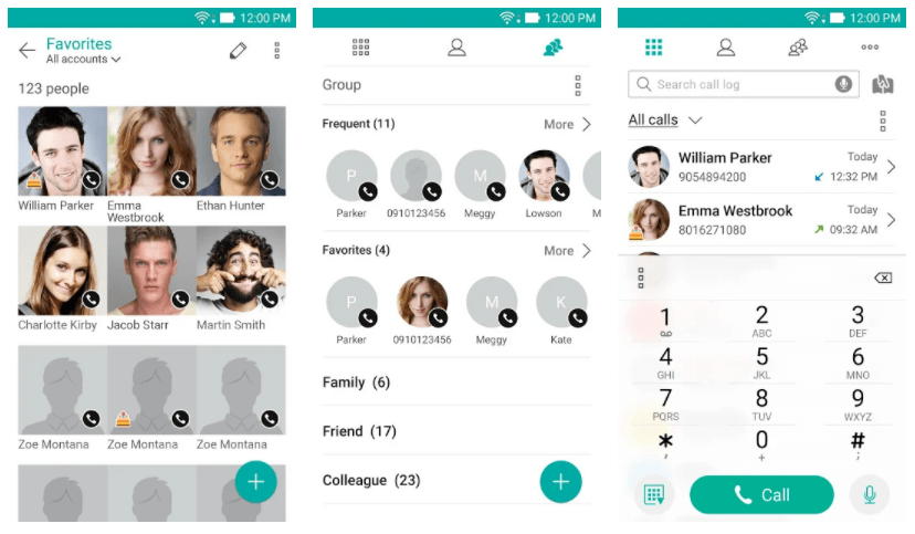 ZenUI Dialer & Contacts
