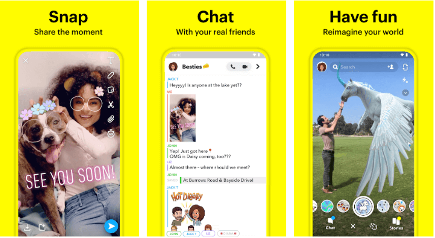 7. Snapchat: Hipster Social Media App