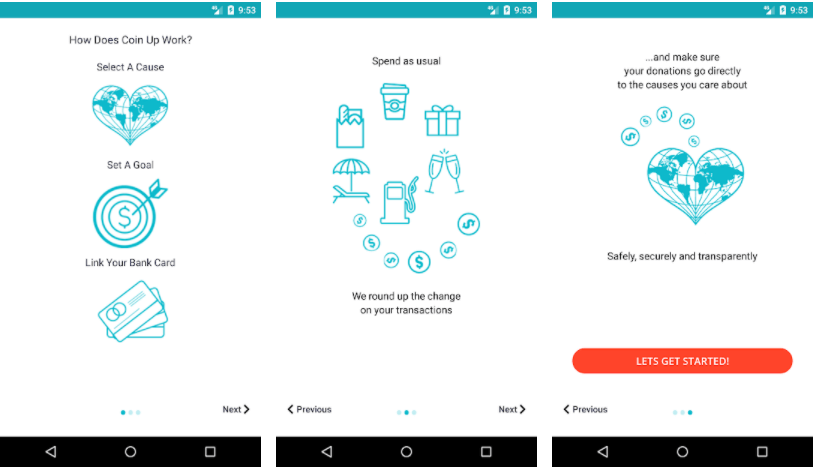 Coin Up - Charity Donation App
