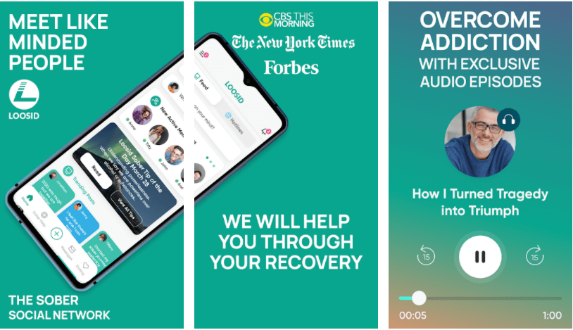 LOOSID: Sober Social Network & Recovery App