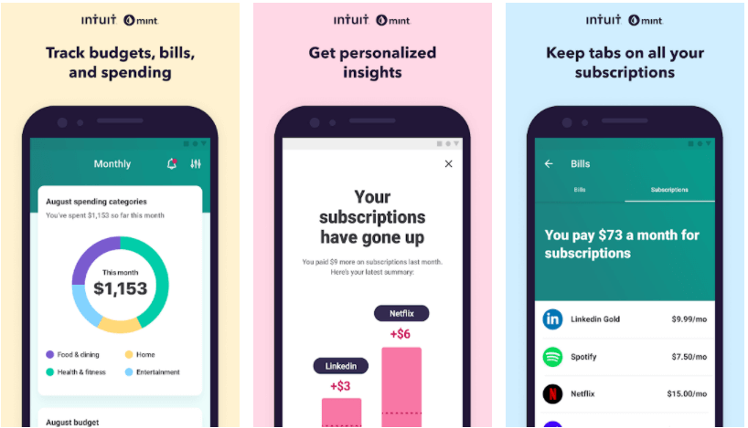 Mint: Track Expenses & Save