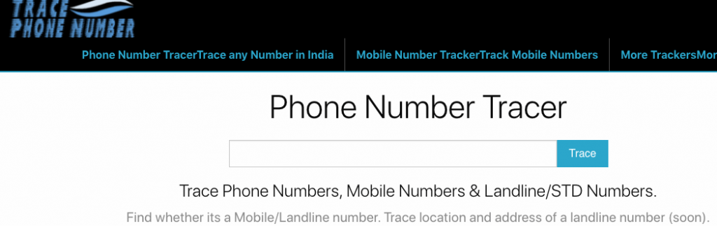Trace Phone Number