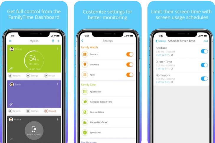 FamilyTime Parental Control for iPhone