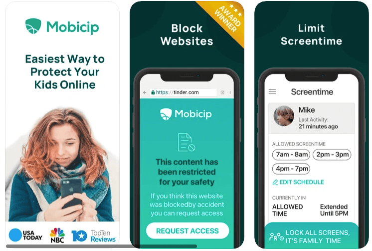 Mobicip iPhone Parental Control 