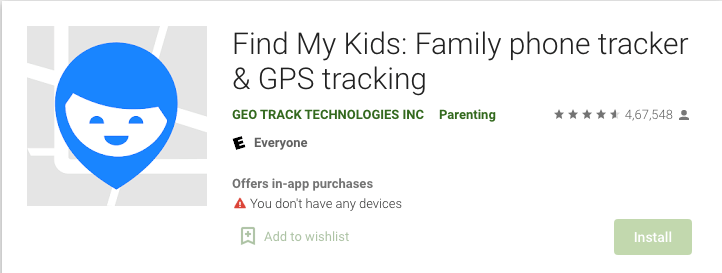 FindMyKids – Mobile Tracker App for Android and iPhone