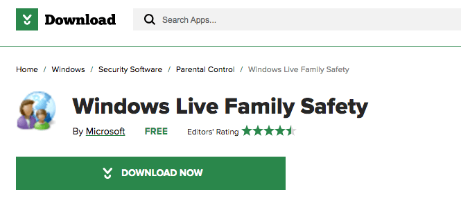 Windows Live Family Safety