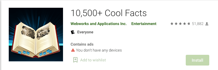 10,500+ Cool Facts