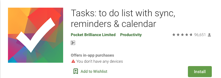 Tasks - A Simple To-Do List App