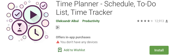 Time Planner - Track and Plan your valuable time 