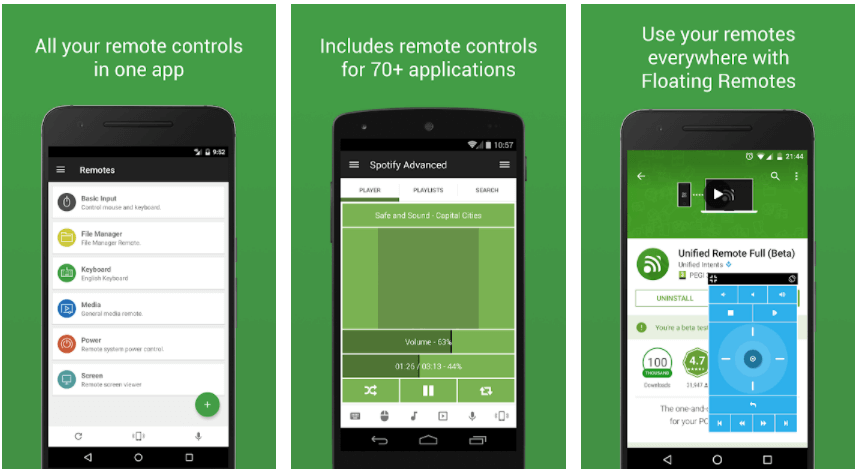 Unified remote