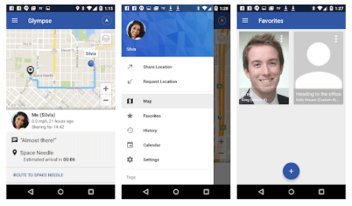 Glympse – Share GPS location