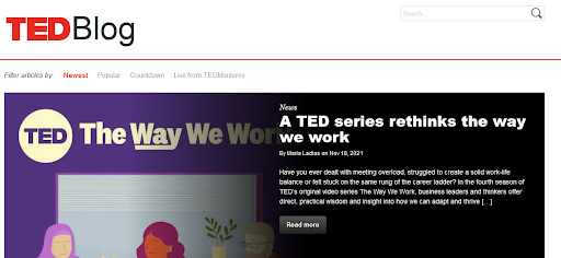 TED Blog