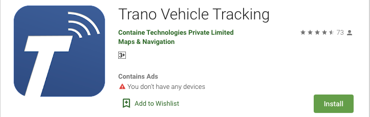 Trano Vehicle Tracking