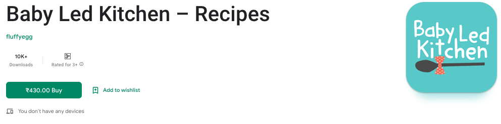 Baby Led Kitchen: Best app for parents