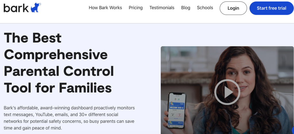Bark: One of the best famisafe apps
