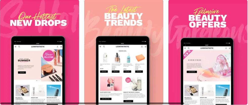LOOKFANTASTIC- Top makeup products app