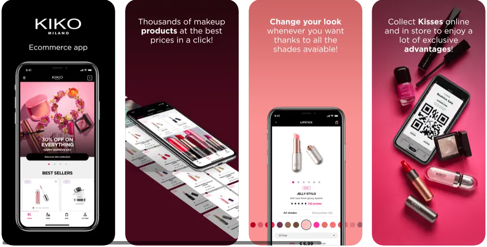 KIKO MILANO- The best makeup products app