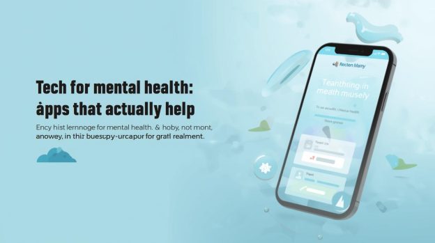 Tech for Mental Health: Apps That Actually Help