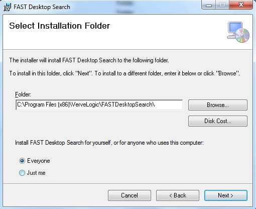 FAST Desktop Search Installation