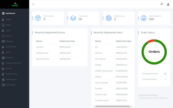 Grocery Delivery application