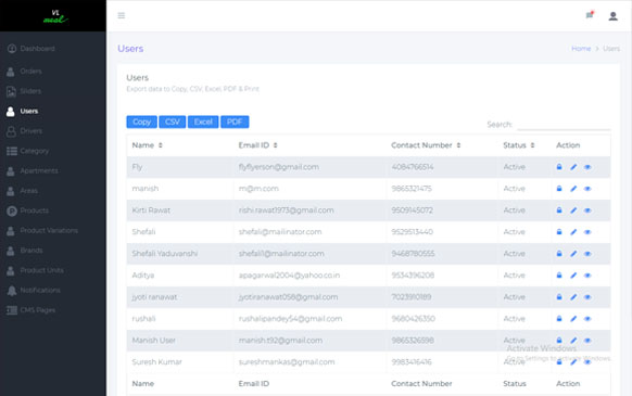 Grocery Delivery application