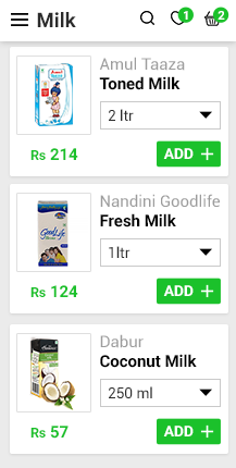 Grocery Delivery application