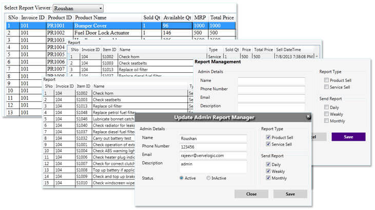 Report Management Point of Sale