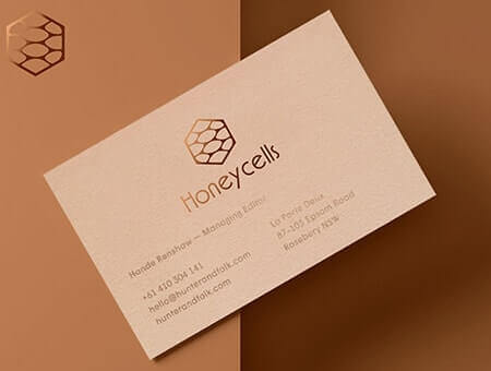 Business Card Honeycell Design