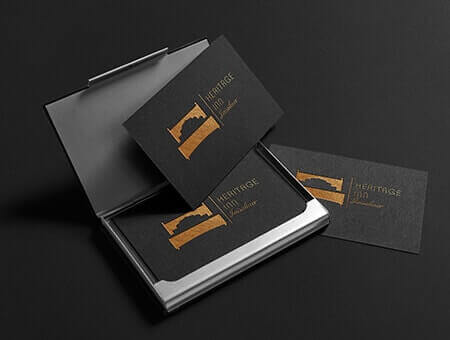 Business Card Heritage Design