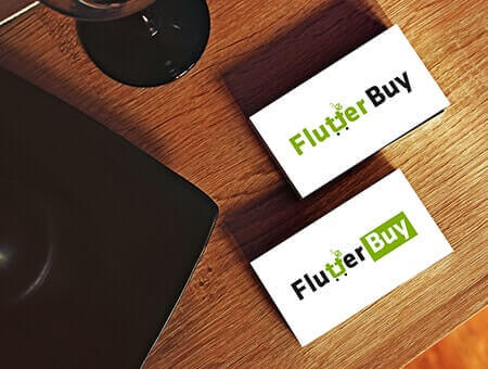 Business Card Flutier Design