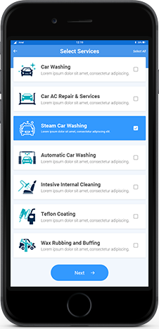 car wash App services