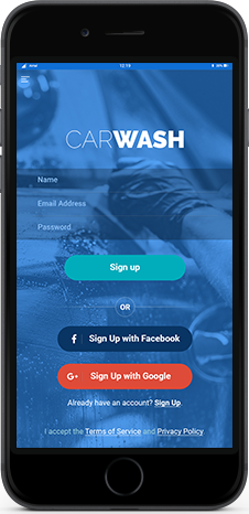 car wash App services