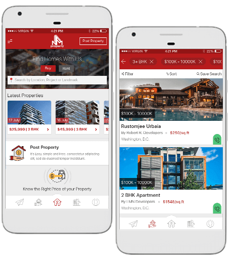Real Estate & Property Mobile App